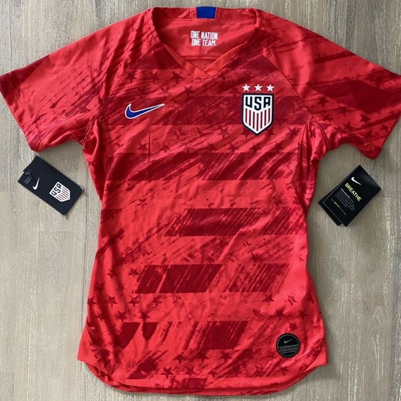 WOMENS NIKE USA 2019 STADIUM AWAY SOCCER JERSEY - Picture 8 of 10